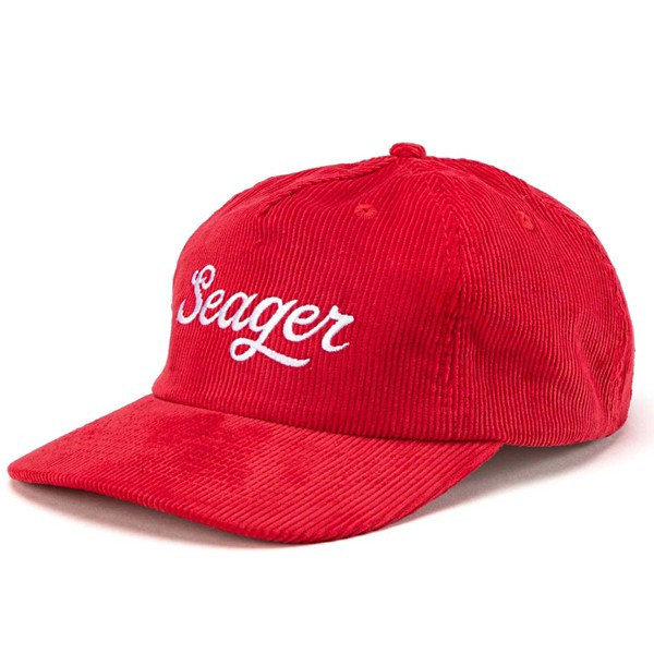 Men's Seager Co. Big Corduroy Snapback Hat One Size Red | Scheels