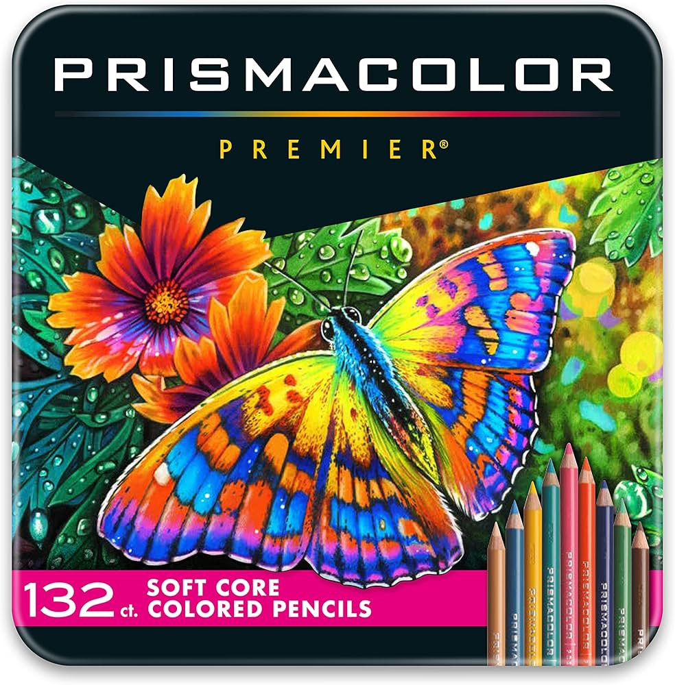 Prismacolor Colored Pencils, Premier Soft Core Pencils, Assorted, 132 Count | Amazon (US)