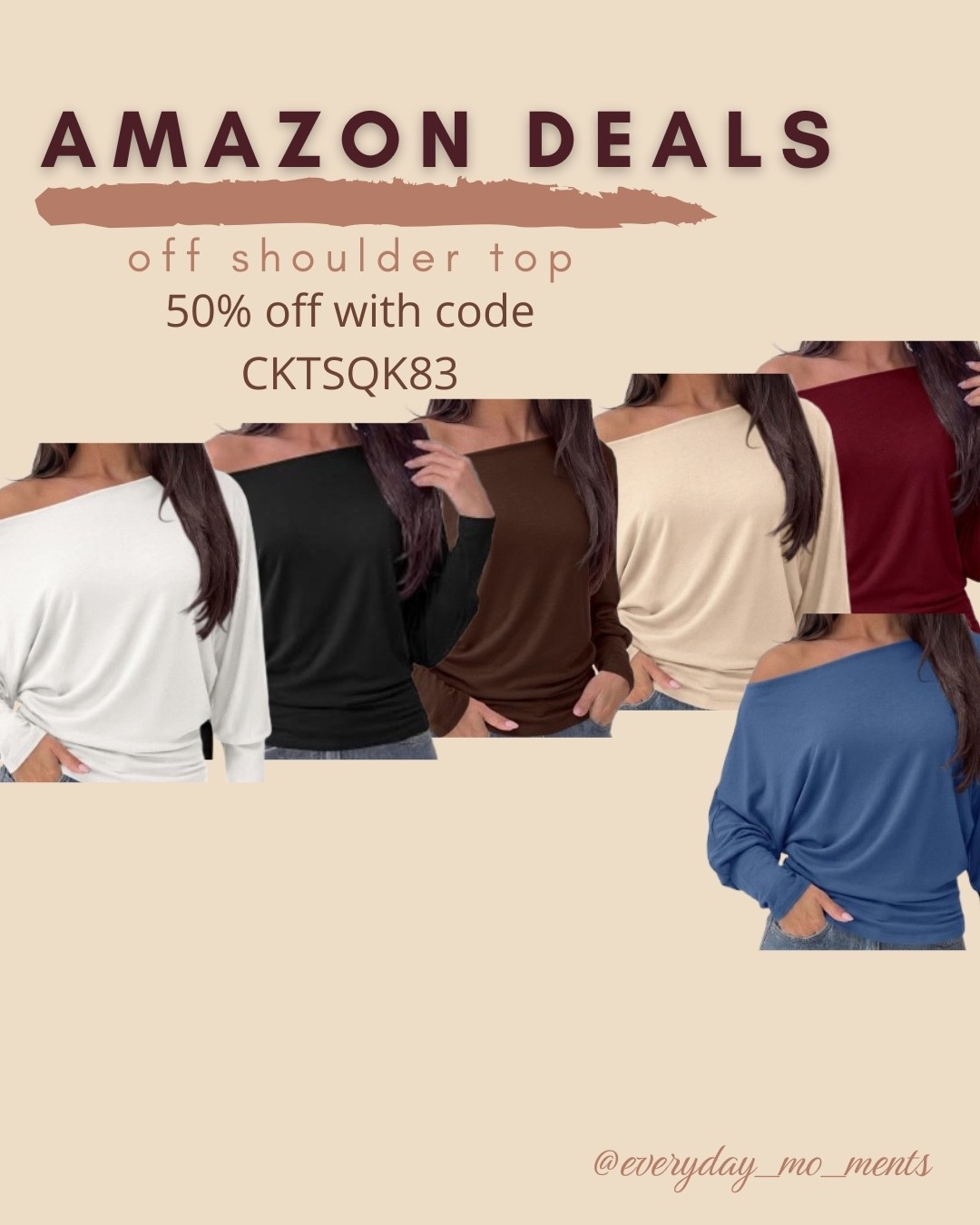 $10 ends 8/26

Amazon fashion
Amazon deals
Off shoulder sweater

#LTKSaleAlert