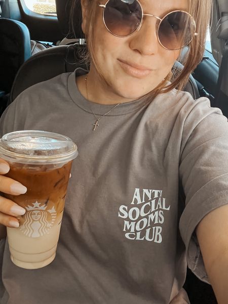 Anti social moms club shirt 🖤

#LTKbump #LTKbaby #LTKfamily