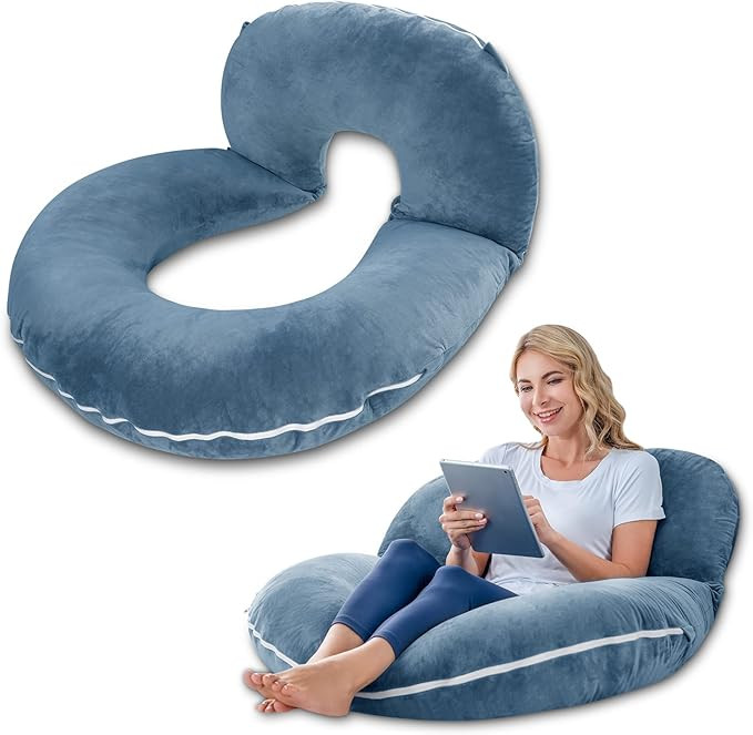 INSEN Reading Pillow, Back Pillow for Sitting in Bed for Reading, Nurse & Relax, Reading Pillow f... | Amazon (US)