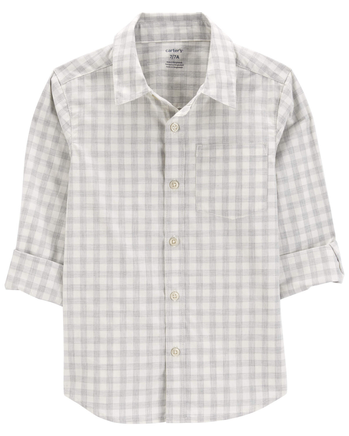 Kid Gingham Button-Front Shirt - Carter's | Carter's | Carter's