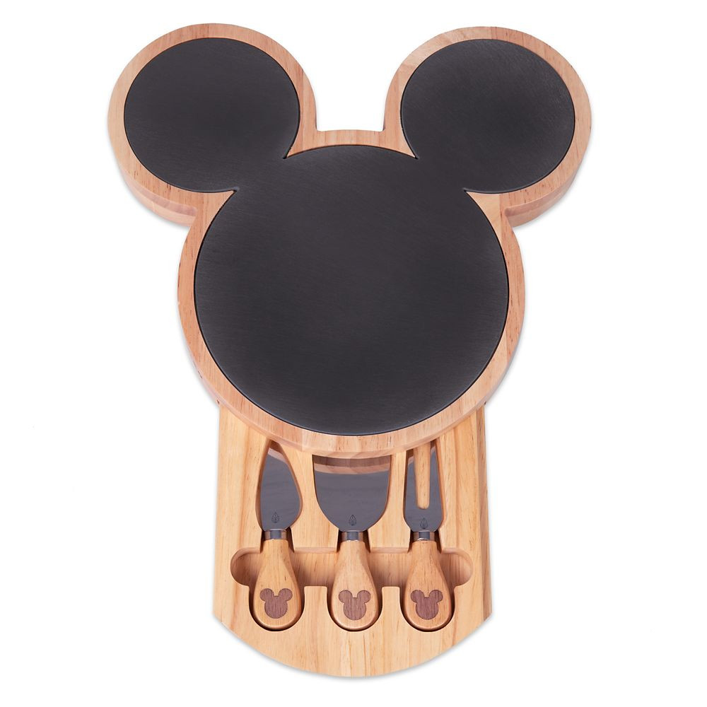 Mickey Mouse Cheese Board and Tools Set | Disney Store | Disney Store