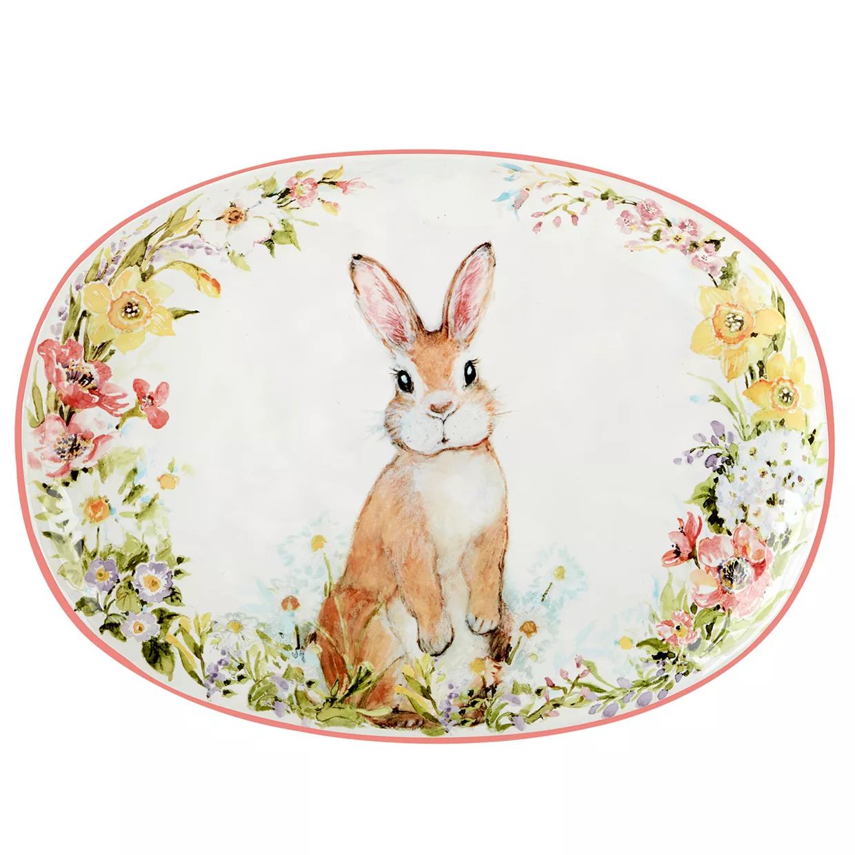 Certified International Easter Garden Oval Platter | Kohl's