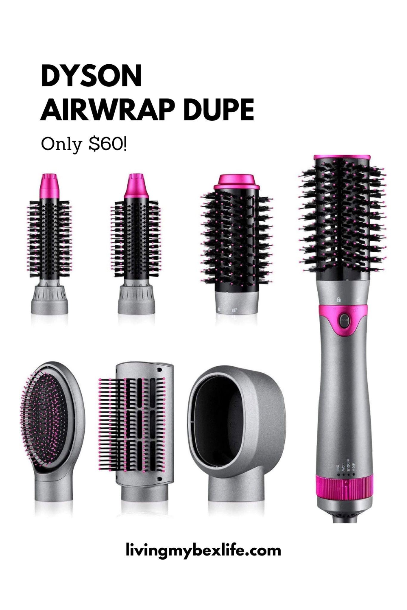 Dyson AirWrap dupe for only $60! Comes w 6 attachments. Ranked 4 out if 5 stars from customer reviews on Amazon. 

#ltkhair #hairstyle #hairtool #dysondupe #beautydupe

#LTKbeauty #LTKGiftGuide #LTKfindsunder100
