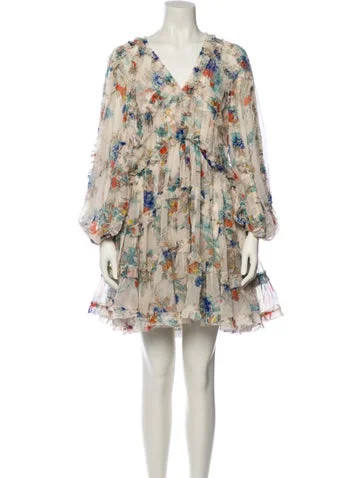 Zimmermann Floral Print Mini Dress | The RealReal