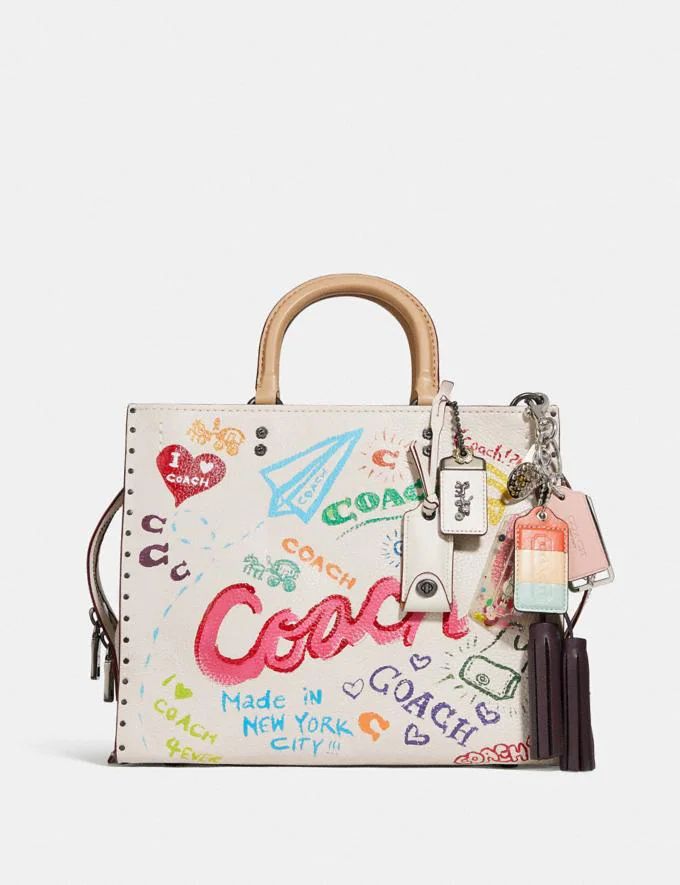 Upcrafted Rogue With Rivets and Painted Graphic | Coach (US)