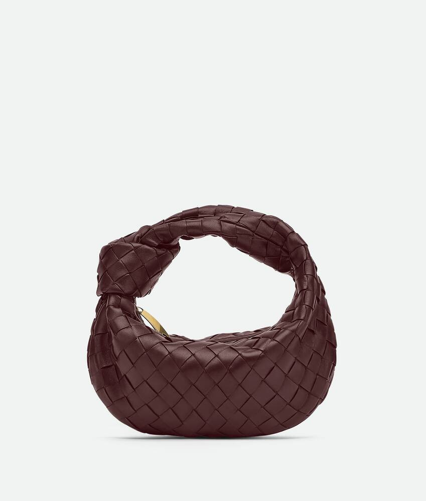 Bottega Veneta® Women's Mini Jodie in Madder brown. Shop online now. | Bottega Veneta