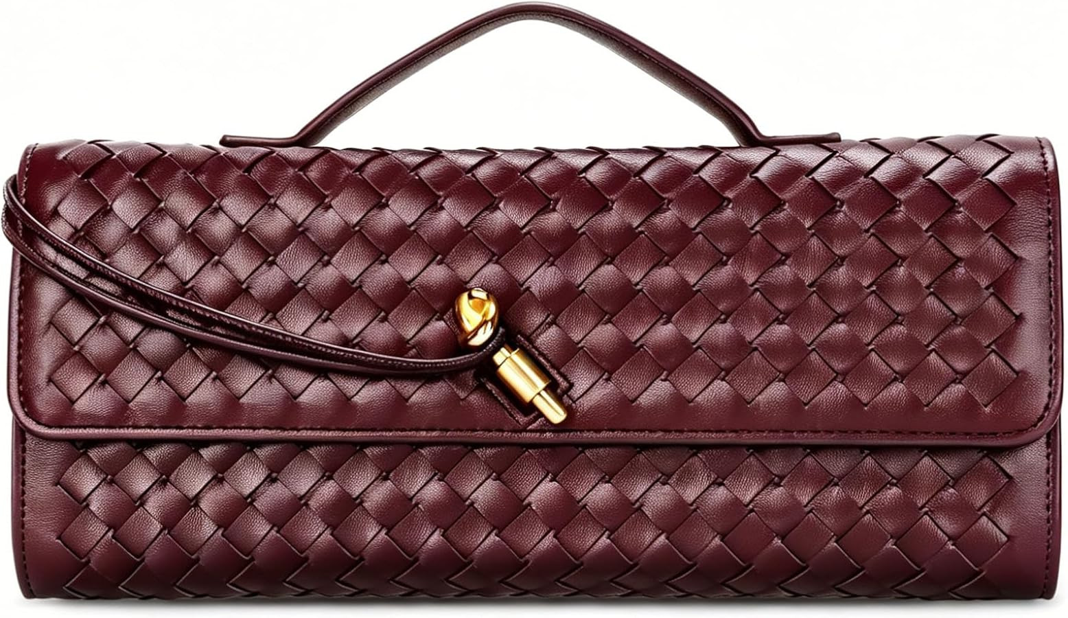 Trendy Woven Evening Clutch Purses,Women Underarm Shoulder Handbag,Formal Satchels Crossbody Purs... | Amazon (US)