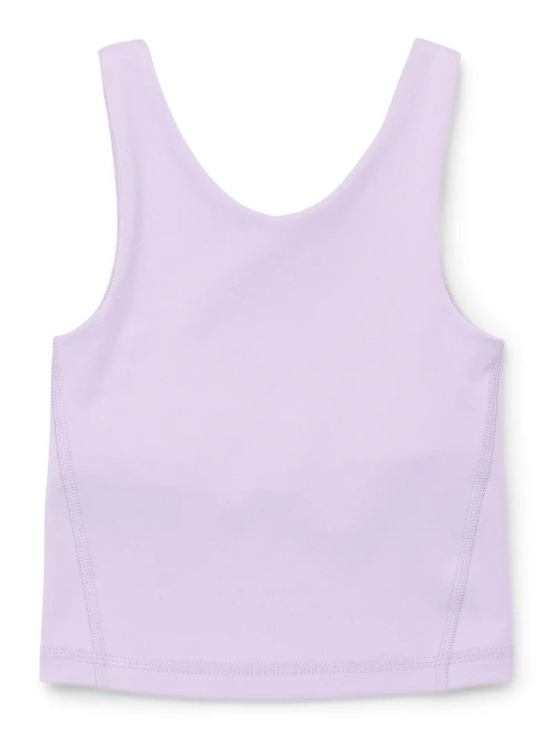 Athletic Works Girl’s Active Longline Bra Top, Sizes 4-18 & Plus | Walmart (US)