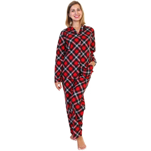 Angelina COZY Flannel Pajama Set (1-Pack) | Walmart (US)