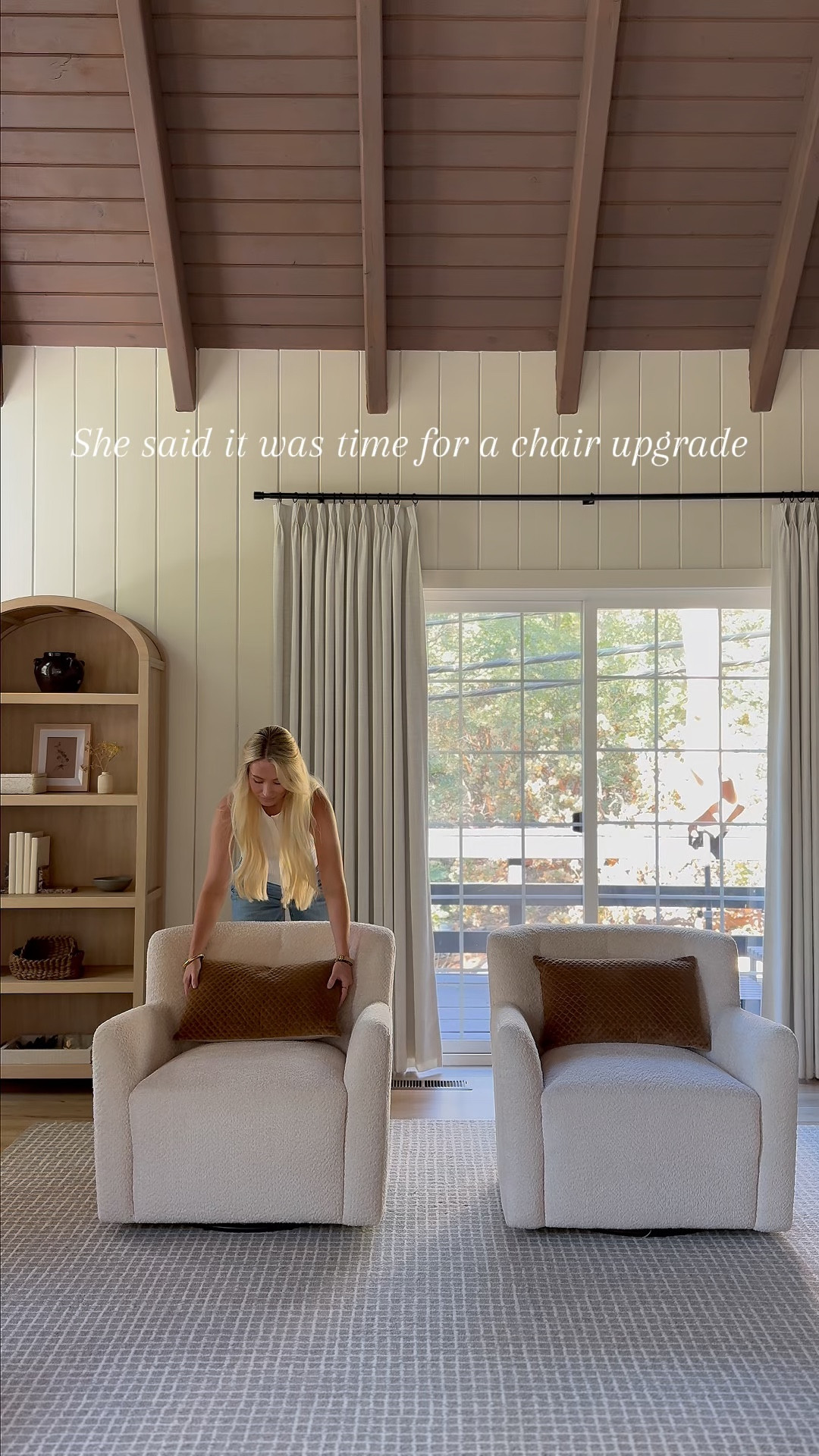 A cozy fall corner just got even better 🍂✨ Meet the Fae Chenille Swivel Accent Chair **I have the BEIGE**—so soft, so chic, and under $500 right now at @jossandmain!

SHOP my @jossandmain chairs & other living room favorites with the links below! #jossandmainpartner #jossandmainedit #myjossandmain 

#LTKSeasonal #LTKSaleAlert #LTKHome