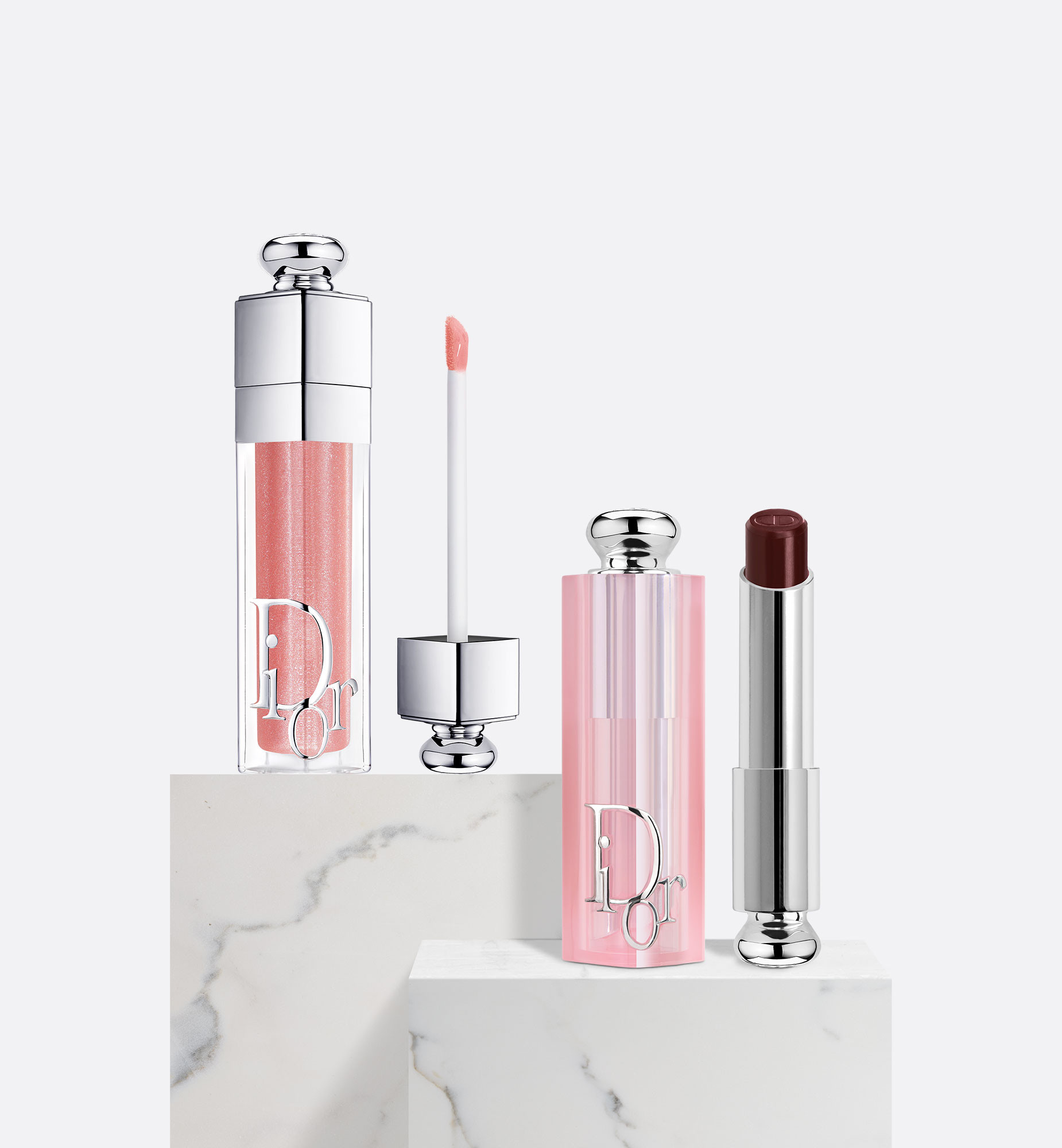 Lip Makeup Set - Dior Addict Blackberry Lip Glow and Peachmania Lip Maximizer | DIOR | Dior Beauty (US)