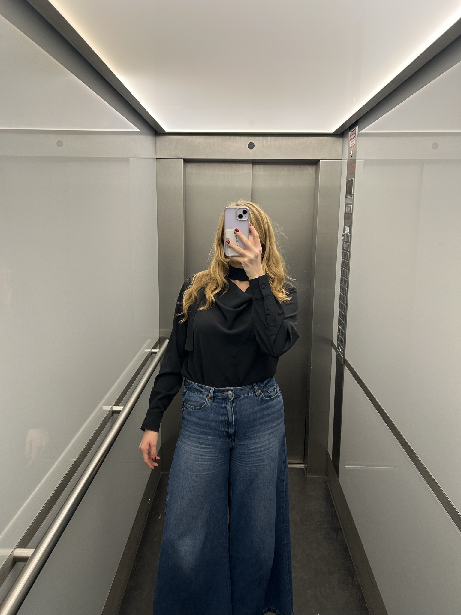 going out, black blouse, wide leg jeans, date night 

 #LTKuk #LTKwinter #LTKdatenight