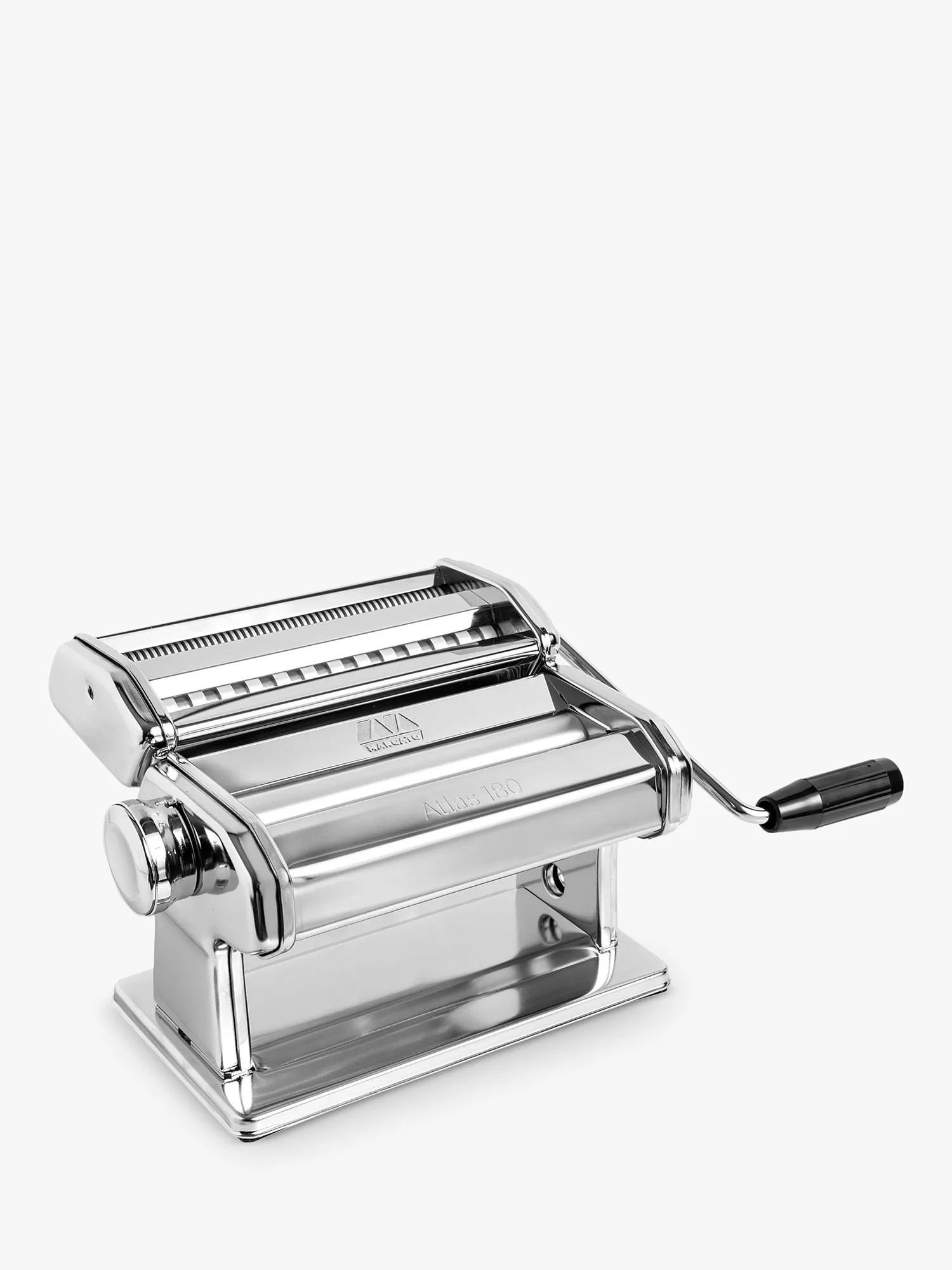 Marcato Atlas Roller 180 Pasta Machine, Silver Chrome | John Lewis (UK)