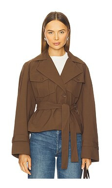 LAMARQUE x REVOLVE Quinn Trenchcoat in Brown from Revolve.com | Revolve Clothing (Global)