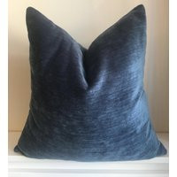 Blue Pillow Cover, Decorative Cushion Case, Living Room Sofa, Bedroom | Etsy (US)