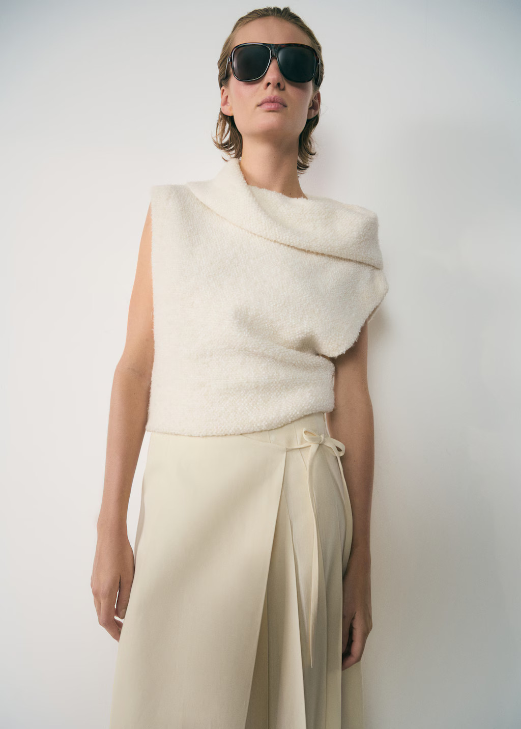 Turtleneck knit top | MANGO (UK)