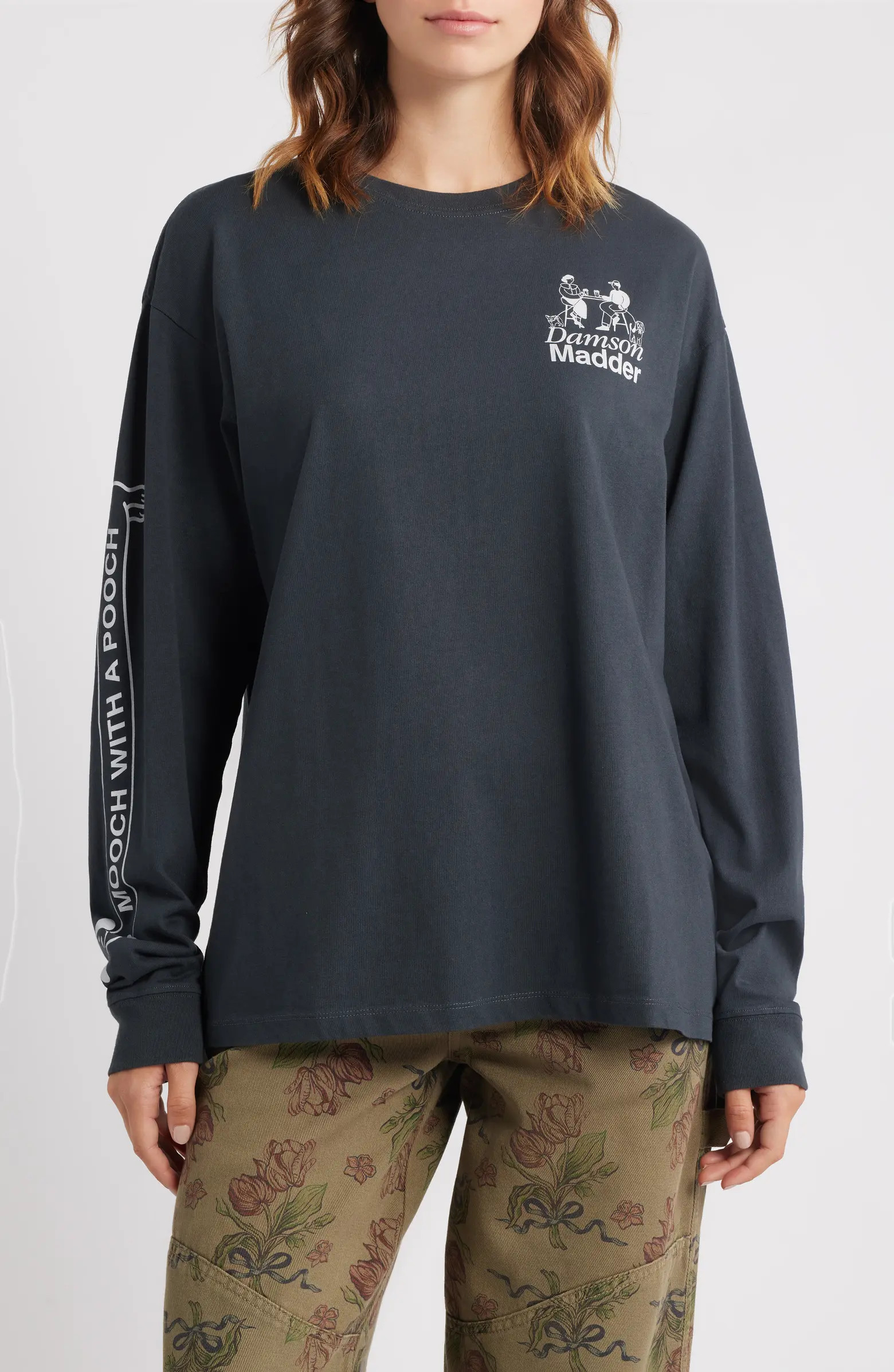 Damson Madder Dog Walker Long Sleeve T-shirt | Nordstrom | Nordstrom