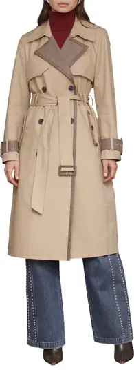 Avec Les Filles Pattern Block Trench Coat | Nordstrom | Nordstrom