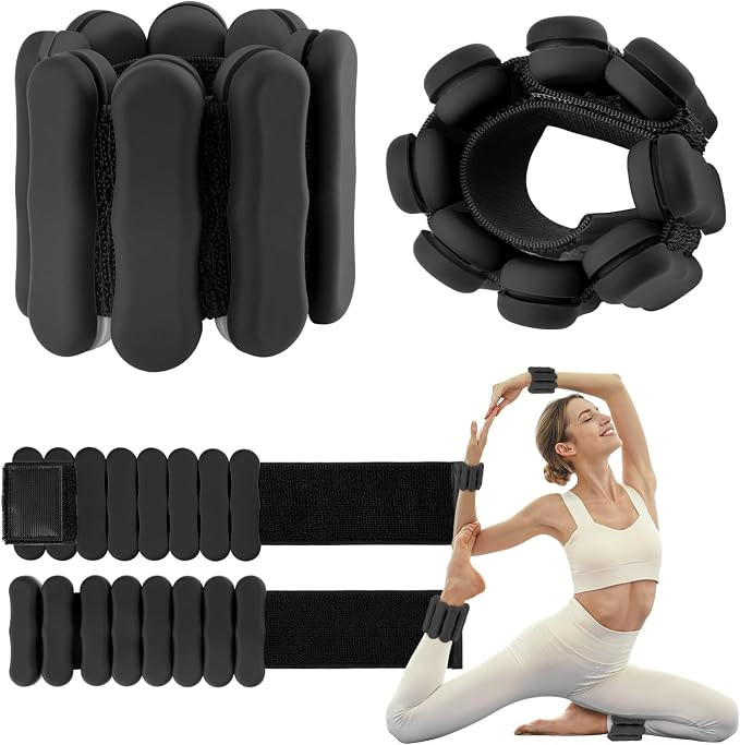 Ankle Weights Wrist Weight for Women Men, Set of 2, 1 lb/2 lb Each | Amazon (US)