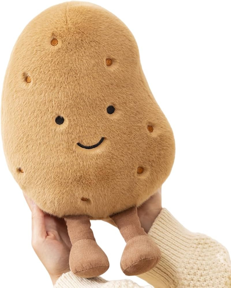Large Potato Stuffed Animal - 10.23'' Kawaii Potato Plush - Plushy and Squishy Food Pillow Toy - ... | Amazon (US)