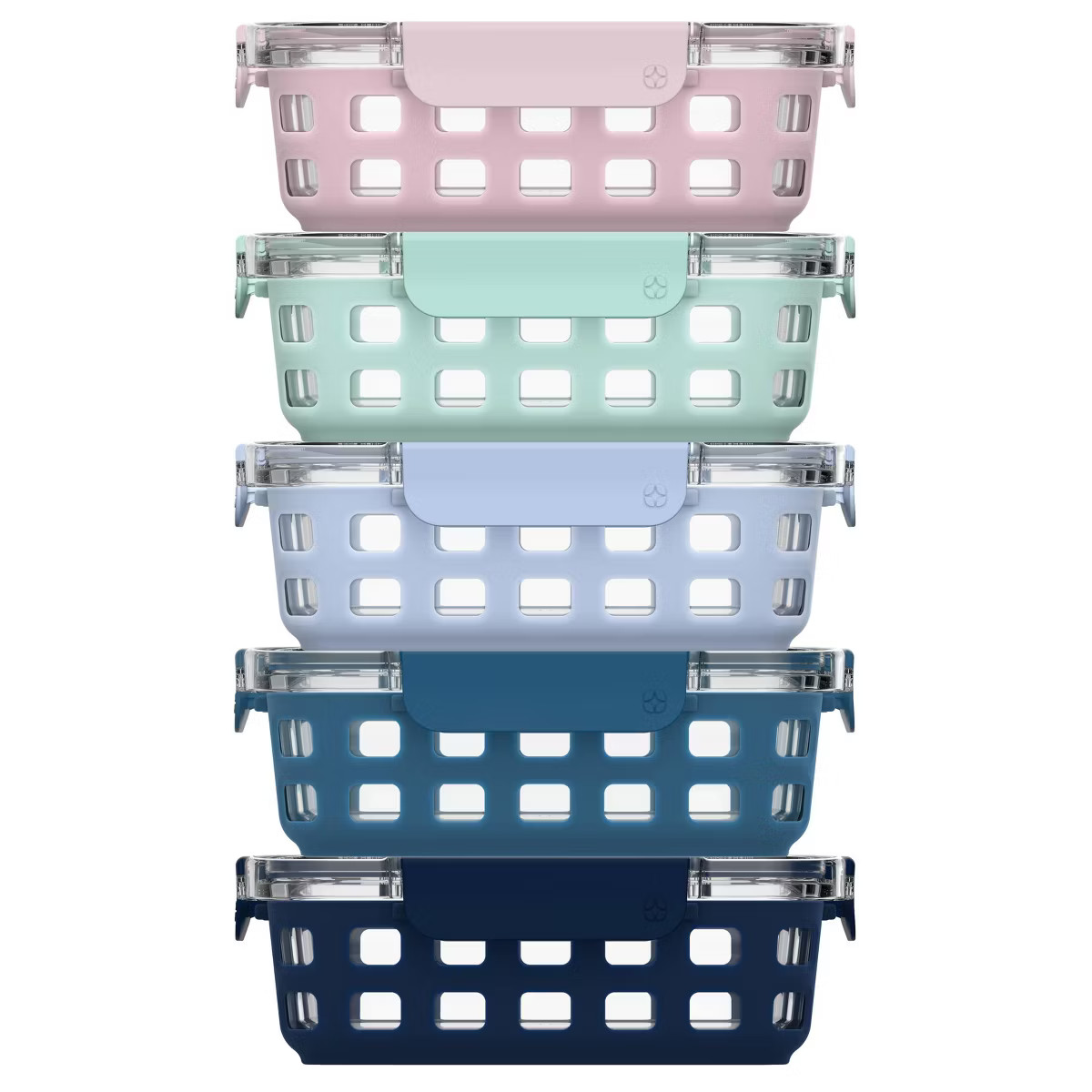 Ello 10pc Meal Prep Food Storage Container Set Pastels | Target