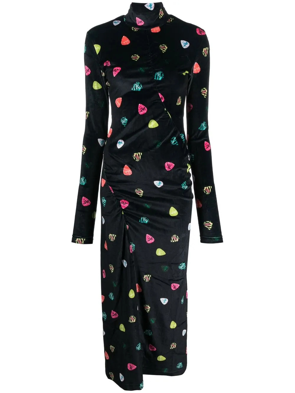 graphic-print midi dress | Farfetch Global