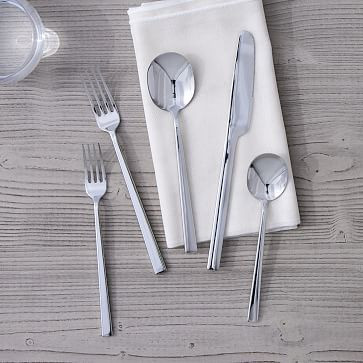 Kanto Stainless Steel Flatware Sets | West Elm (US)