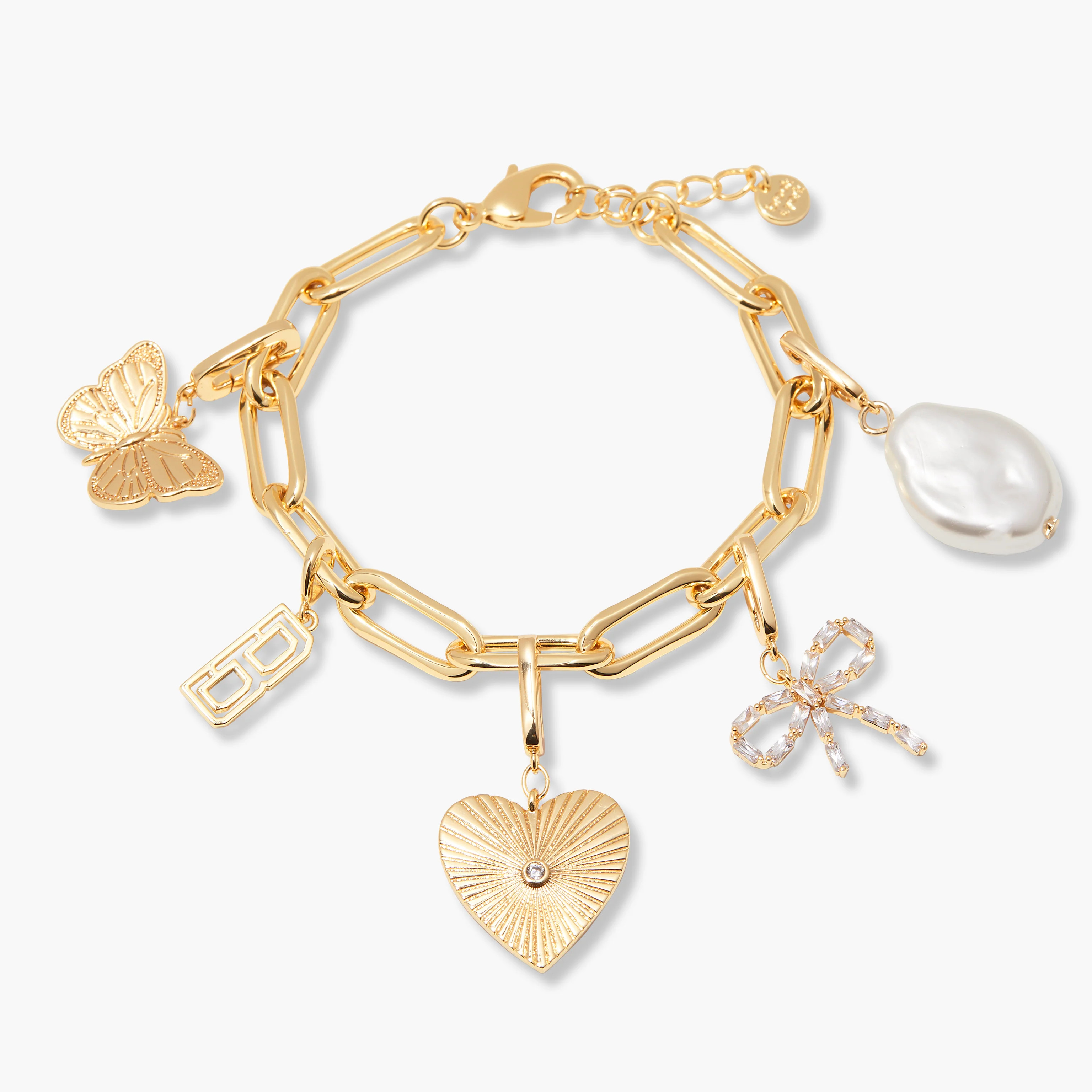 Cami Initial Charm Bracelet | Brook and York