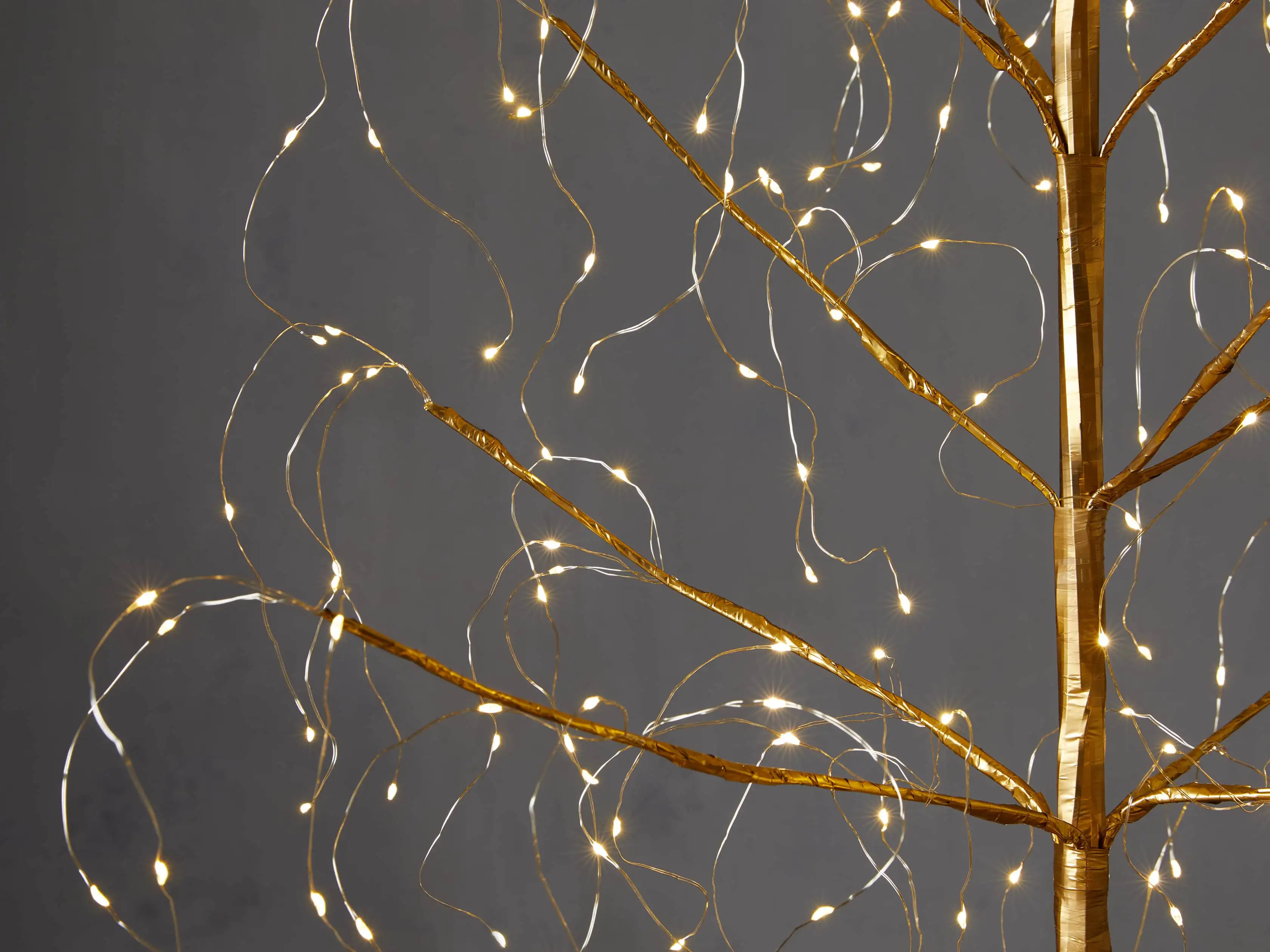 Gold Microlight Faux Tree | Arhaus