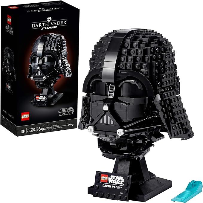 LEGO Star Wars Darth Vader Helmet 75304 Collectible Building Toy, New 2021 (834 Pieces) | Amazon (US)