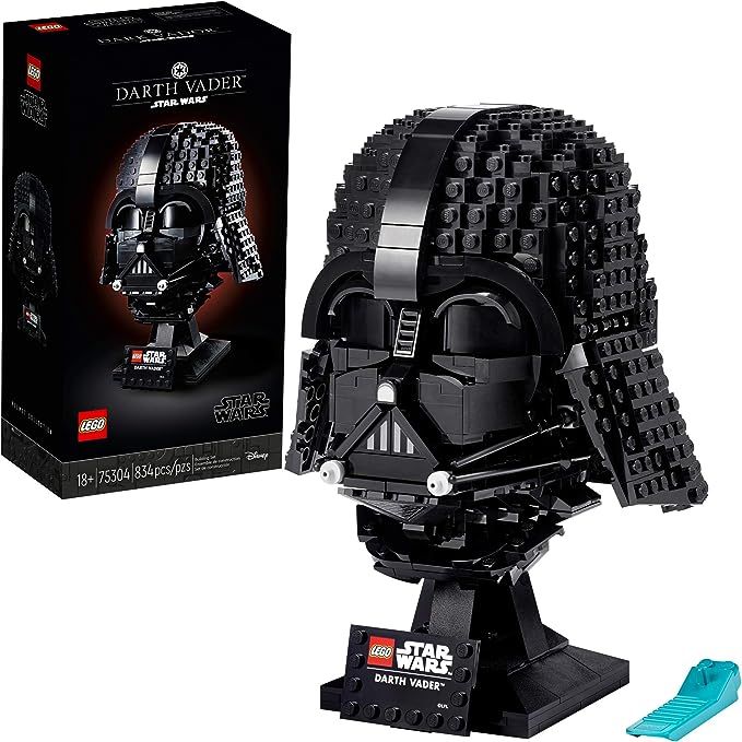 LEGO Star Wars Darth Vader Helmet 75304 Collectible Building Toy, New 2021 (834 Pieces) | Amazon (US)