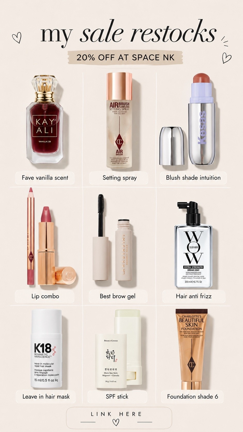 Space nk 20% off sale

#LTKireland #LTKbeauty #LTKsale
