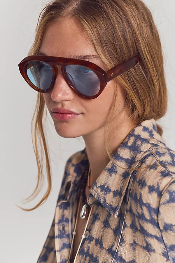 Elisa Johnson Val Aviator Sunglasses | Free People (Global - UK&FR Excluded)