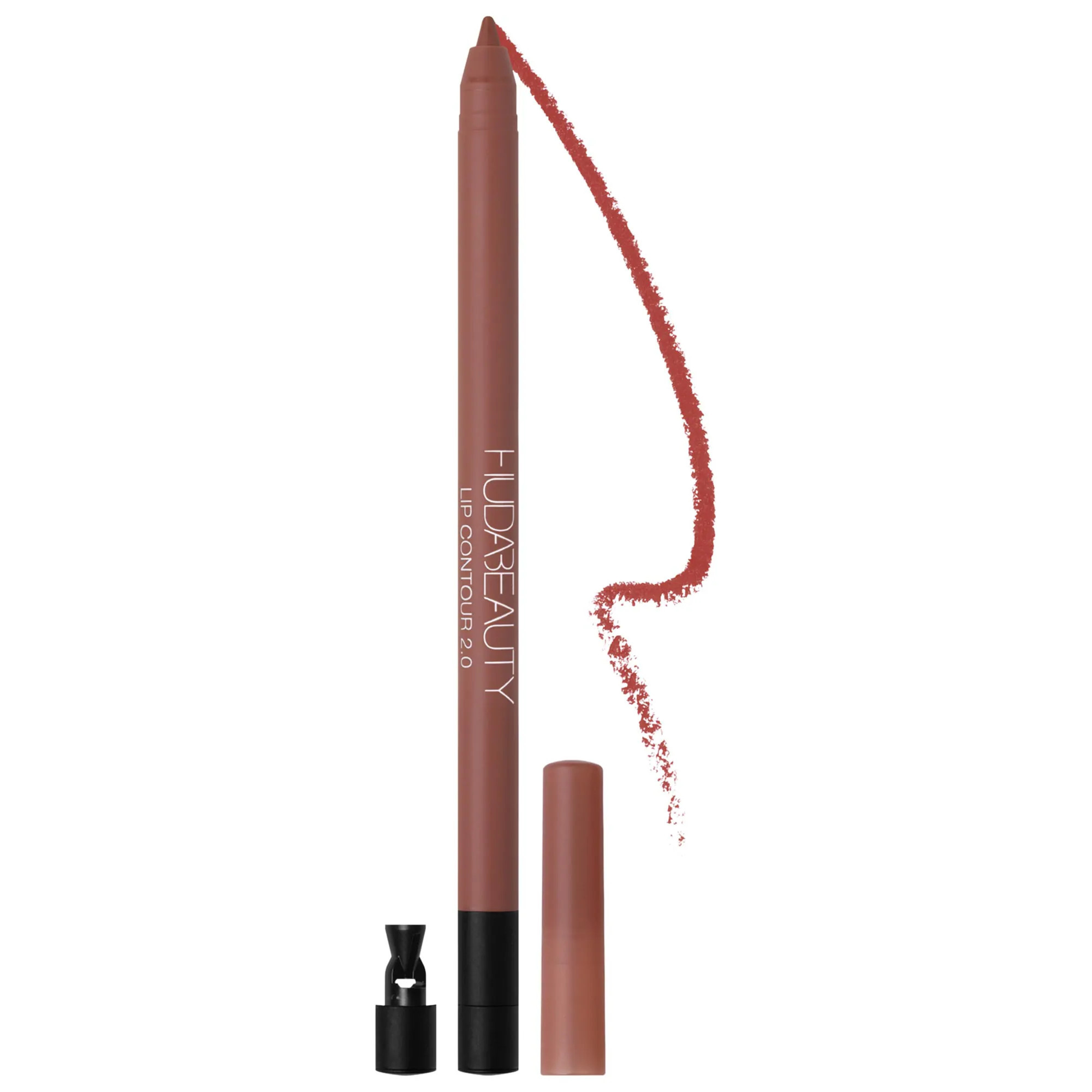 HUDA BEAUTY Lip Contour 2.0 Automatic Matte Lip Pencil Warm Brown 0.01 oz/ 0.5 g | Sephora (US)