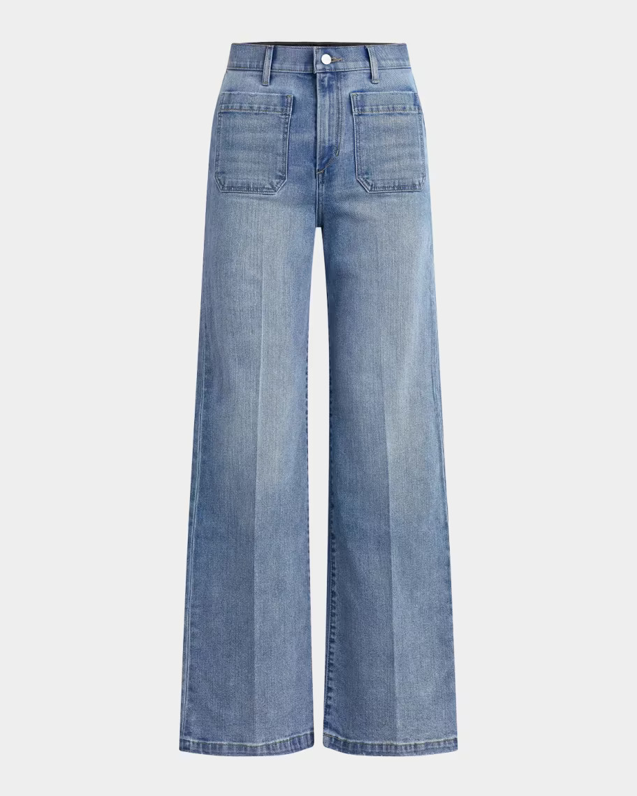 The Mia Patch Pocket Jeans | Neiman Marcus