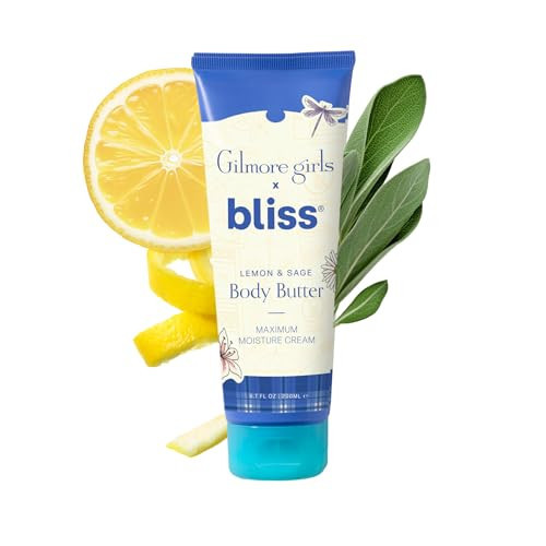 Bliss x Gilmore Girls Lemon & Sage Body Butter Maximum Moisture Cream | Amazon (US)
