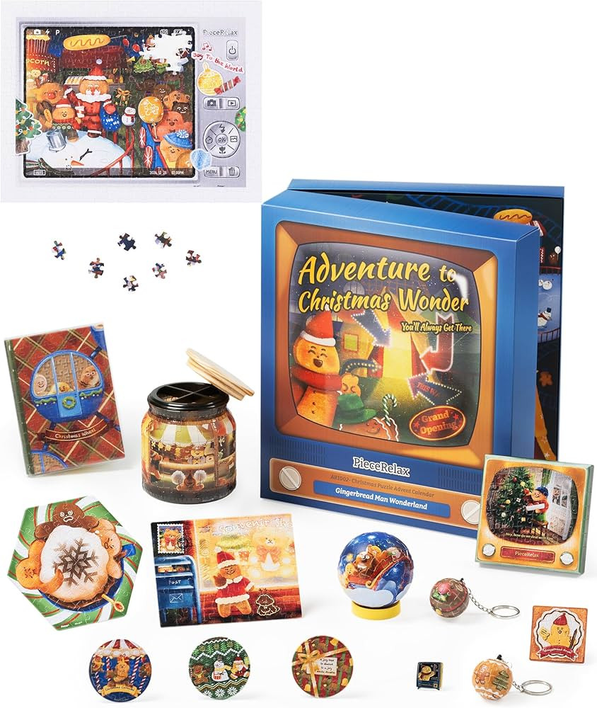 Puzzle Advent Calendar 2024 - Christmas Wonderland 13 Different Puzzles Including Mini Puzzles & ... | Amazon (US)