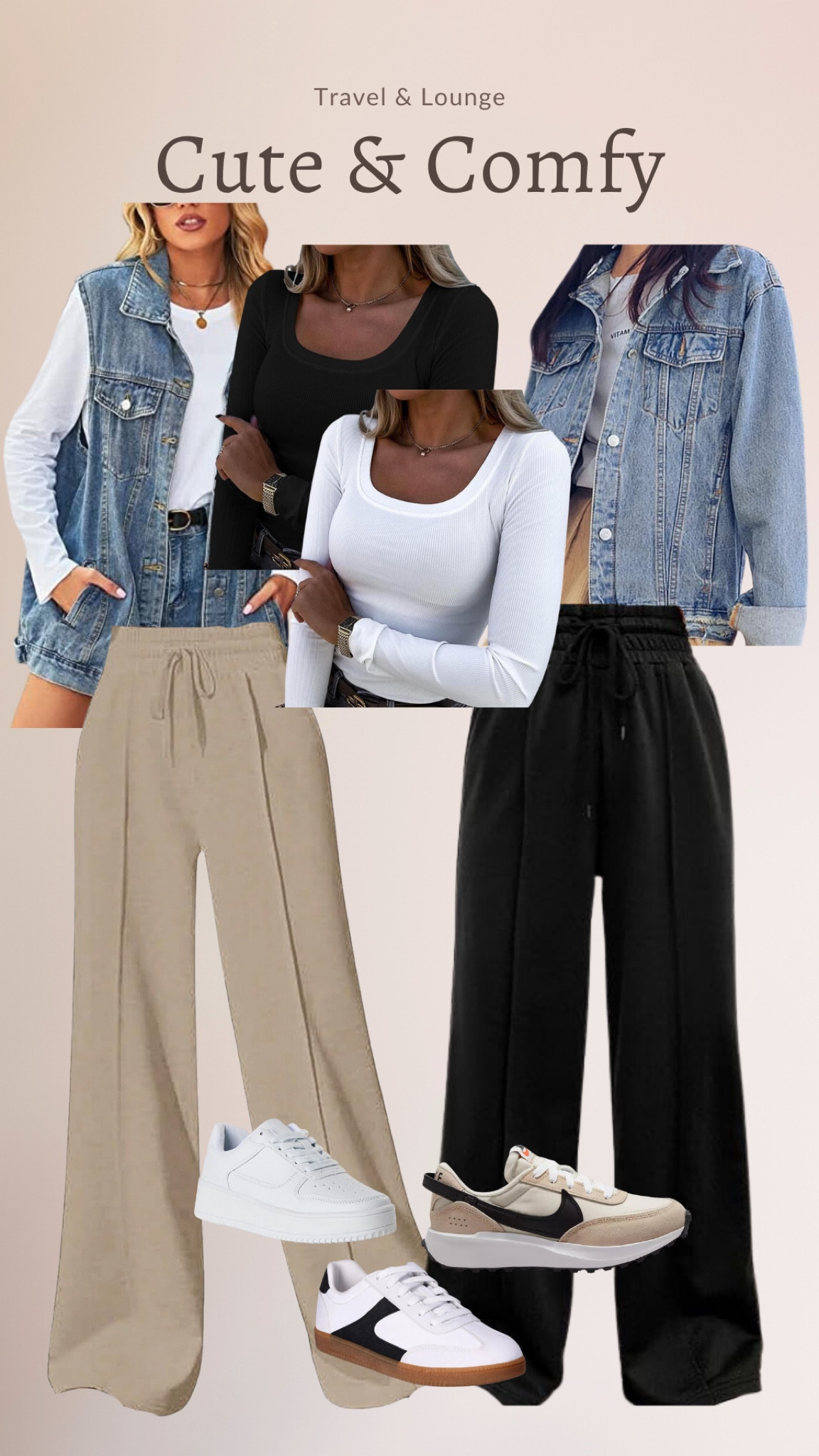 TRAVEL + LOUNGE
all items tts
pants run longer - perfect for those with longer legs 😘

#LTKMostLoved #LTKfindsunder50 #LTKfitness