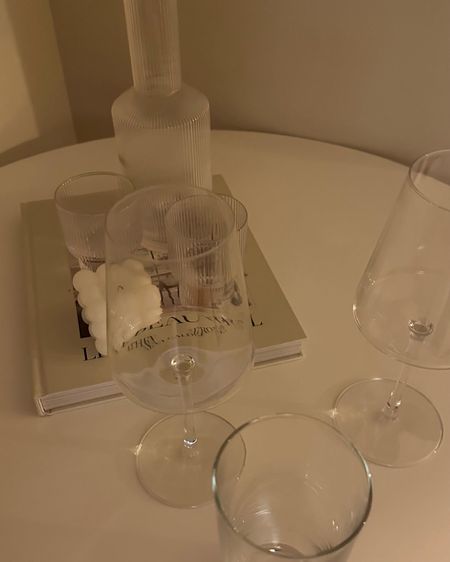 Modern wine glasses 
Minimalist aesthetic  

#LTKGiftGuide #LTKunder100 #LTKhome