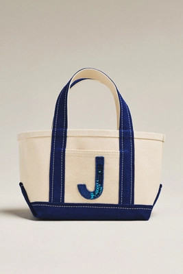 The Hartley Monogram Mini Canvas Tote by Maeve | Anthropologie (US)