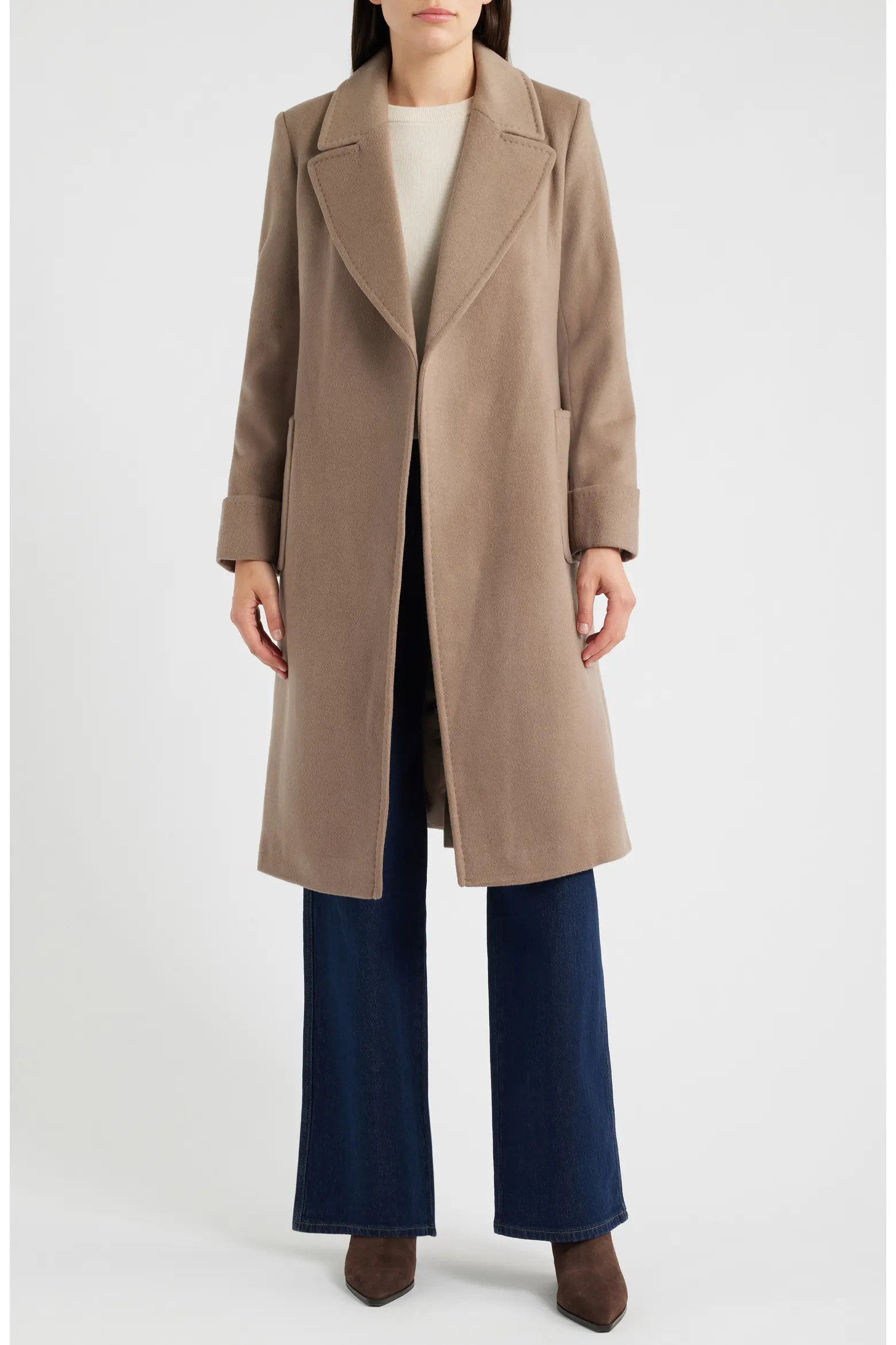 Wool Blend Wrap Coat (Women) | Nordstrom | Nordstrom