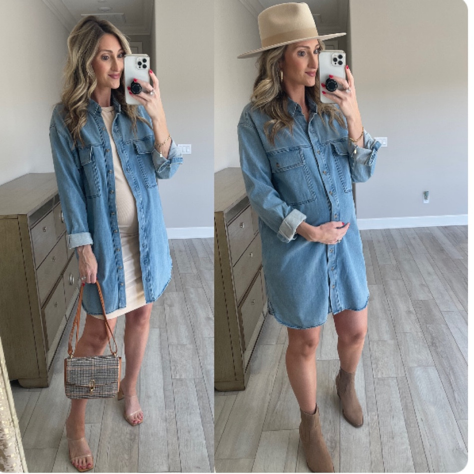 white christmas dresses Steve Madden Julieta Denim Midi Dress Forever Blue / 4