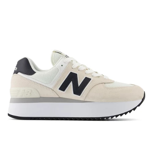 New Balance Women's 574+ Beige/White/Black - Beige/White/Black | Joe's New Balance Outlet