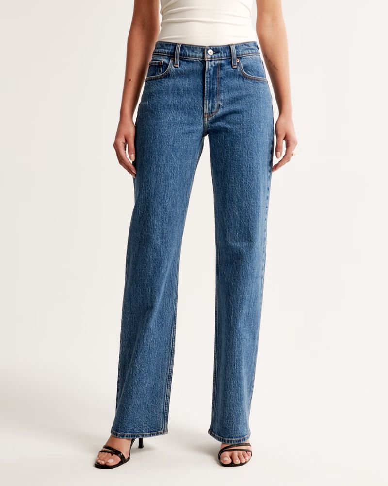 Women's Low Rise Baggy Jean | Women's Bottoms | Abercrombie.com | Abercrombie & Fitch (UK)