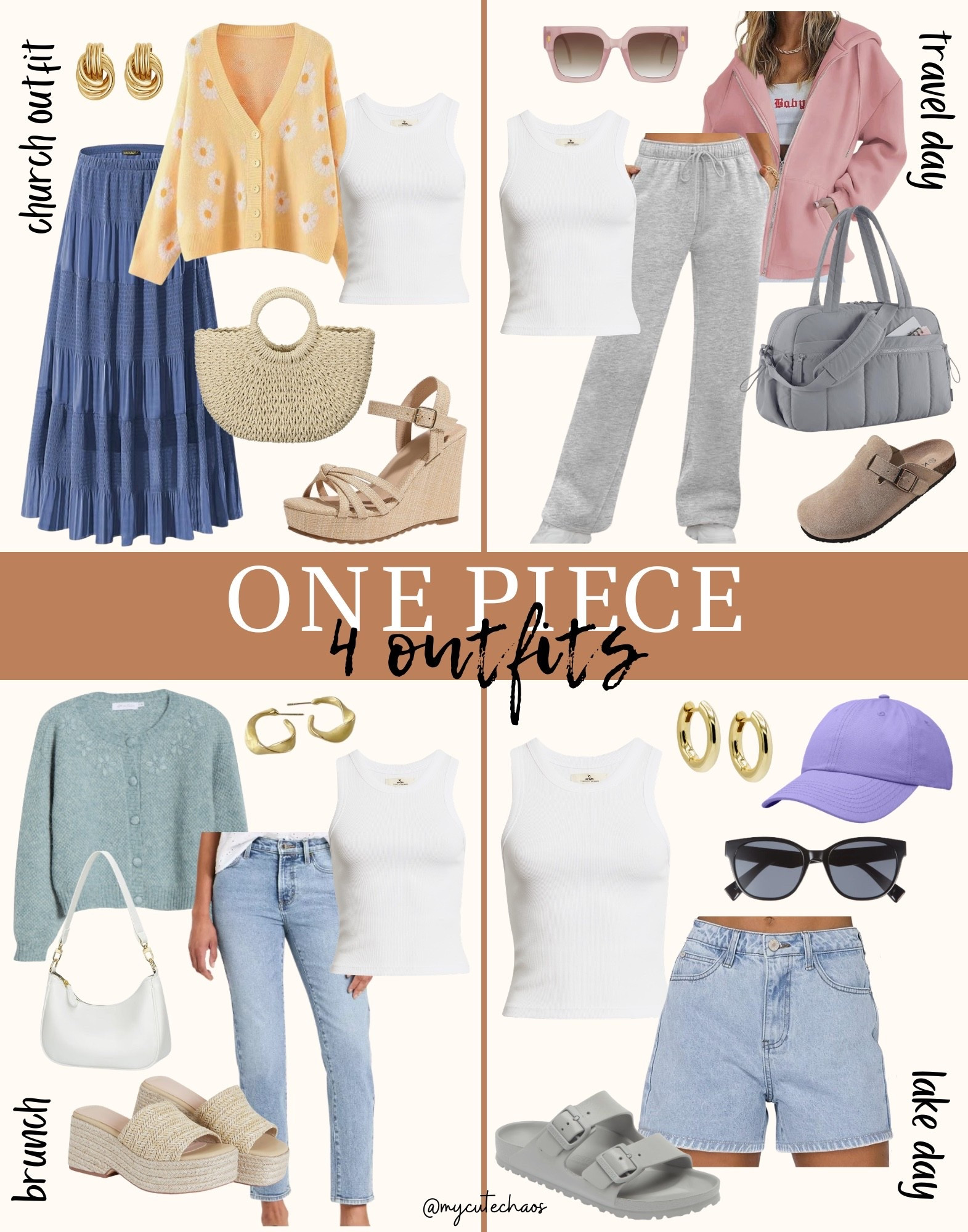 Church outfit, travel day outfit, brunch outfit, lake day outfit
Spring outfit, summer outfit
Casual, dressy, summer skirt, summer sweater, denim, denim jeans, denim shorts, white tank top, sweatshirt, sweatpantss

#LTKTravel #LTKootd