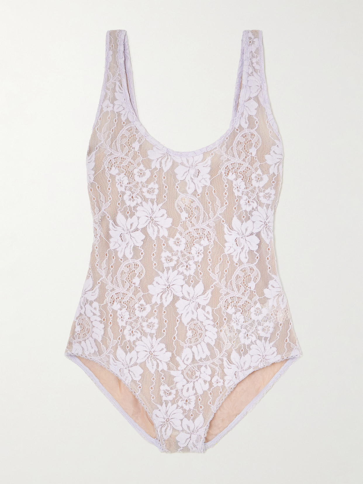 Zimmermann - Corded Lace Bodysuit - Purple | NET-A-PORTER (US)