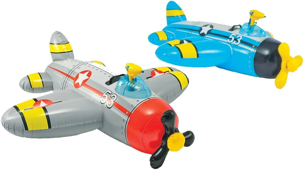 Intex Water Gun Plane Ride-On, 52" x 51", for Ages 3+, 1 Pack (Colors May Vary) | Amazon (US)