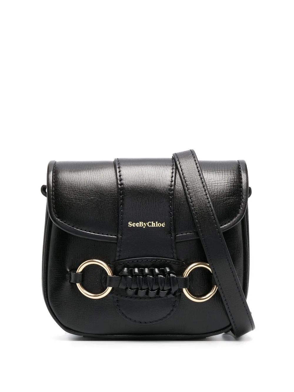 See By Chloé Saddie Leather Crossbody Bag - Farfetch | Farfetch Global